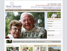 Tablet Screenshot of adatshalomcare.com